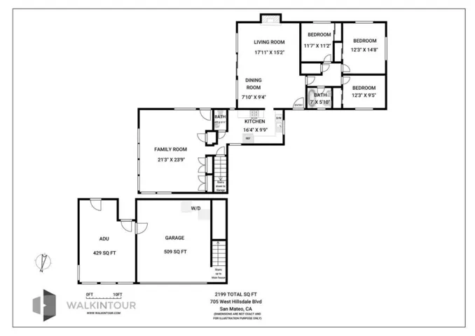 705 W Hillsdale Boulevard, San Mateo, California 94403