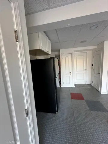 Refrigerator in garage