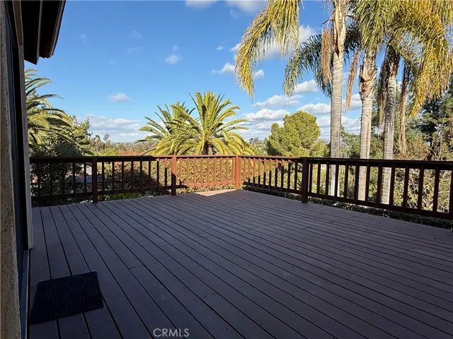 Wraparound porch deck off the multipurpose room