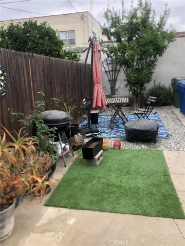 Patio for barbeques and lounging.