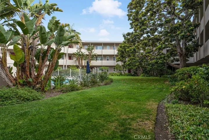 Lush green landscaping
