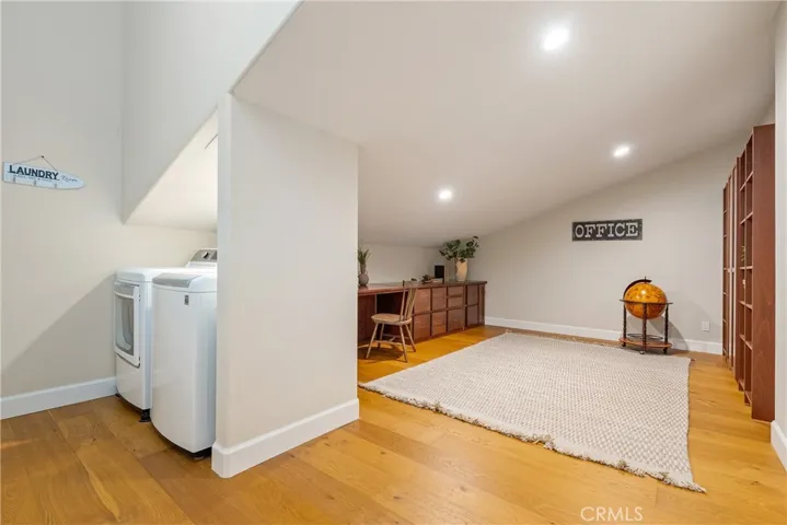 Upstairs - Office Space and Laundry