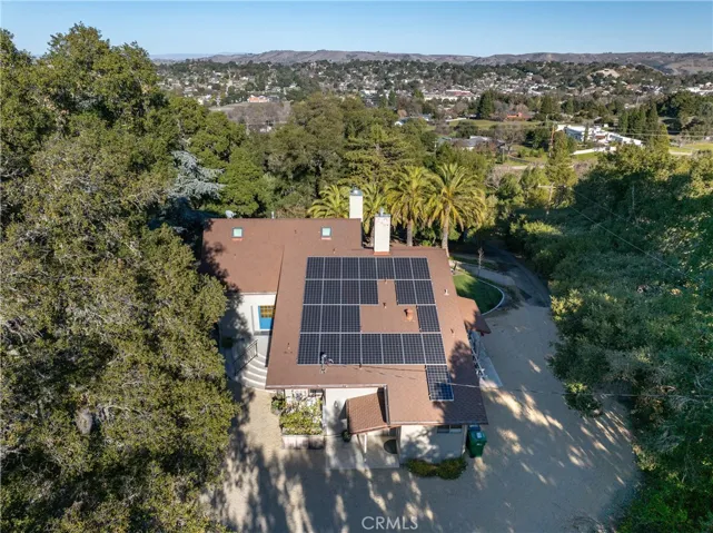 Aerial View with solar