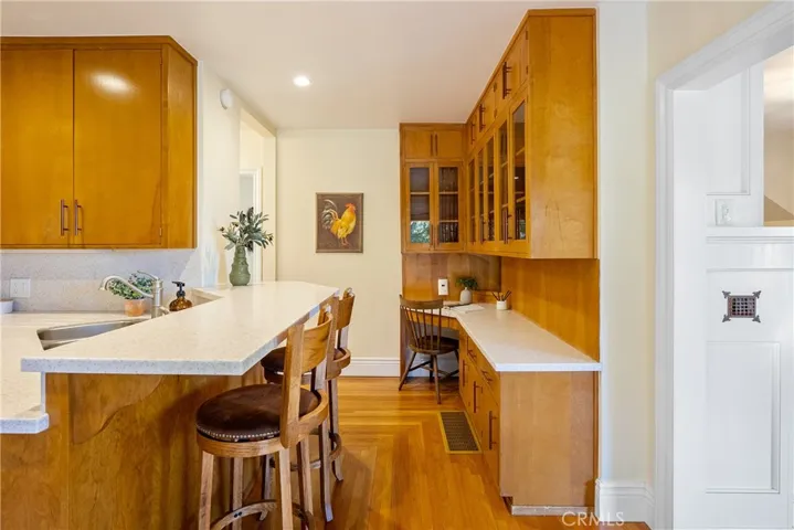 Main Level office space and Kitchen Bar
