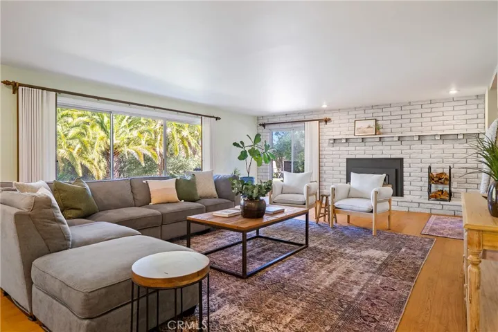 Main Level Living room with Fireplace