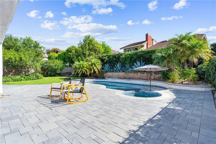 GORGEOUS BACKYARD WITH SALT WATER POOL AND SPA