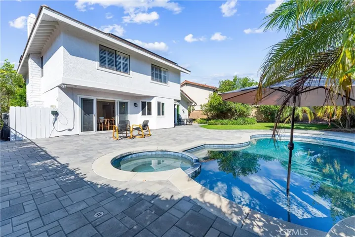 LUSH BACKYARD WITH SALT WATER POOL AND SPA