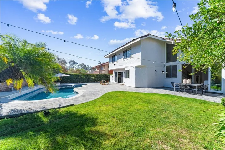 ENTERTAINERS BACKYARD WITH SALT WATER POOL AND SPA