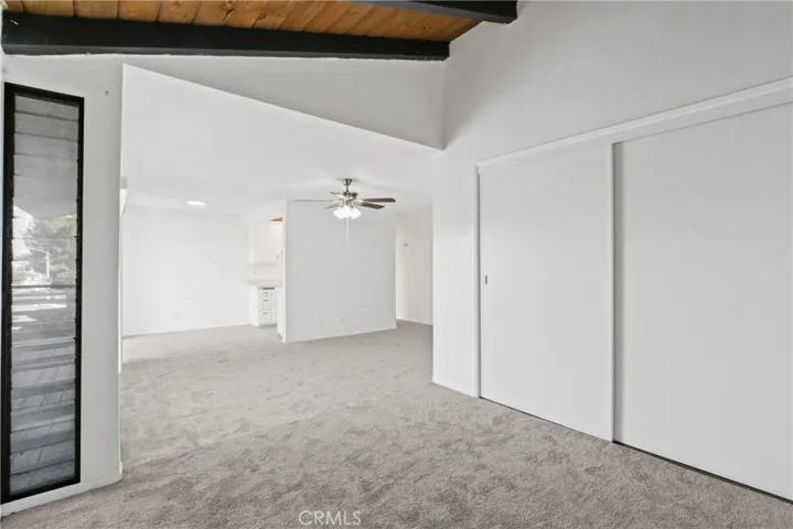 use this area as a second bedroom with its large double door closet