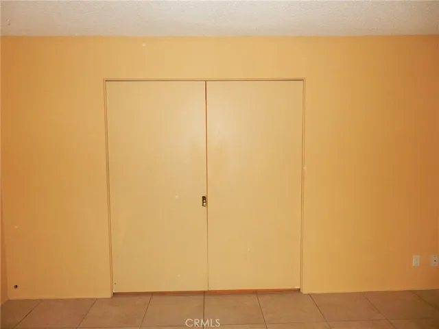 Pocket doors for bedroom privacy.