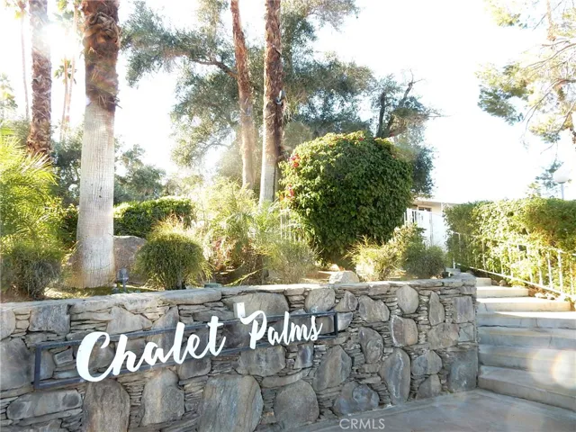 Welcome to Chalet Palms.