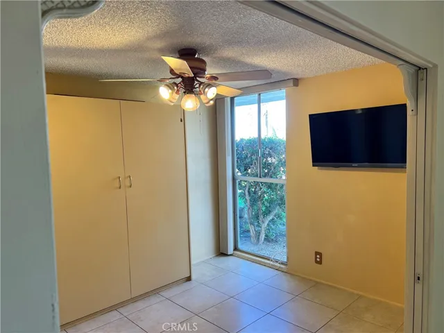 Good sized window with a great view in the second bedroom.