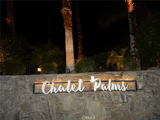 Nighttime at the Chalet.