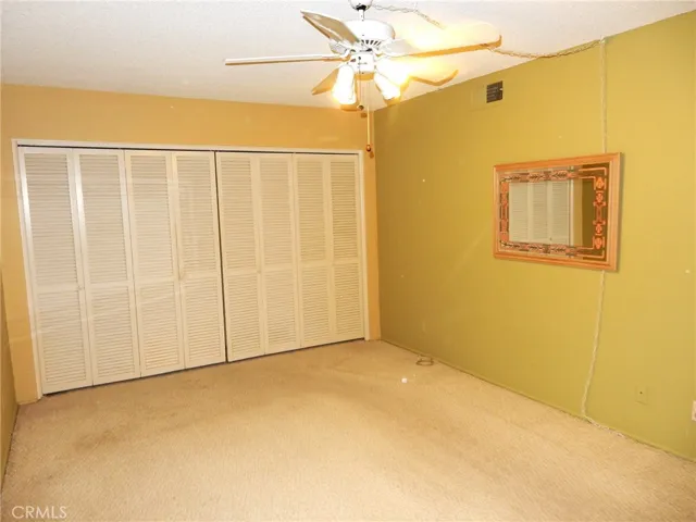Main bedroom with full length closet.