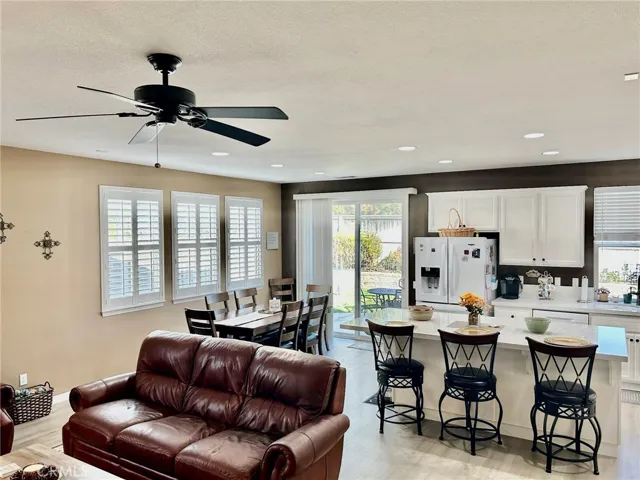 Family Room open to Kitchen
