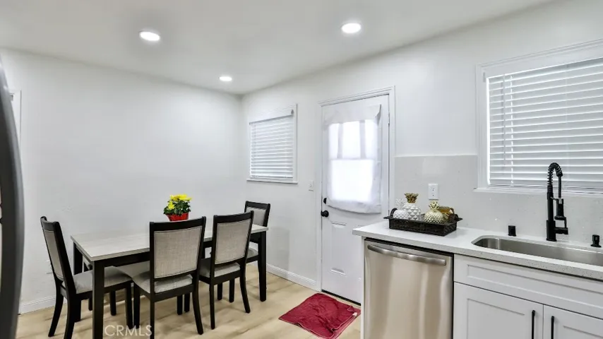 Kitchen and dining area