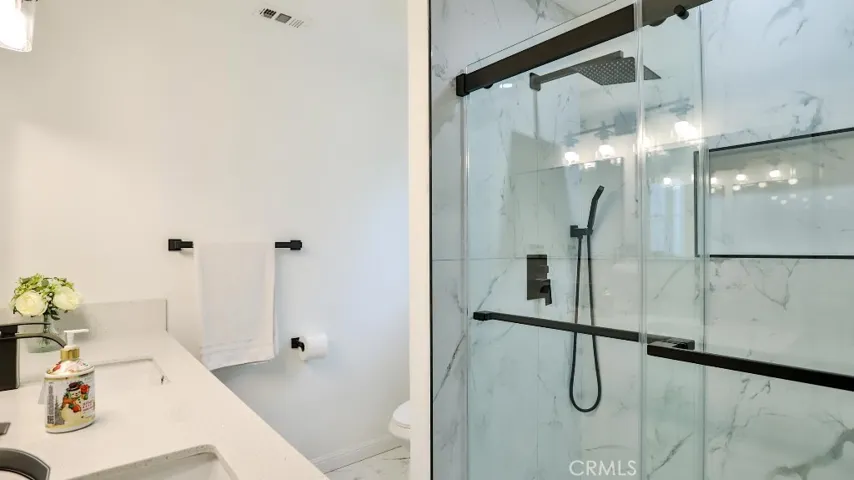 Upstairs master bathroom