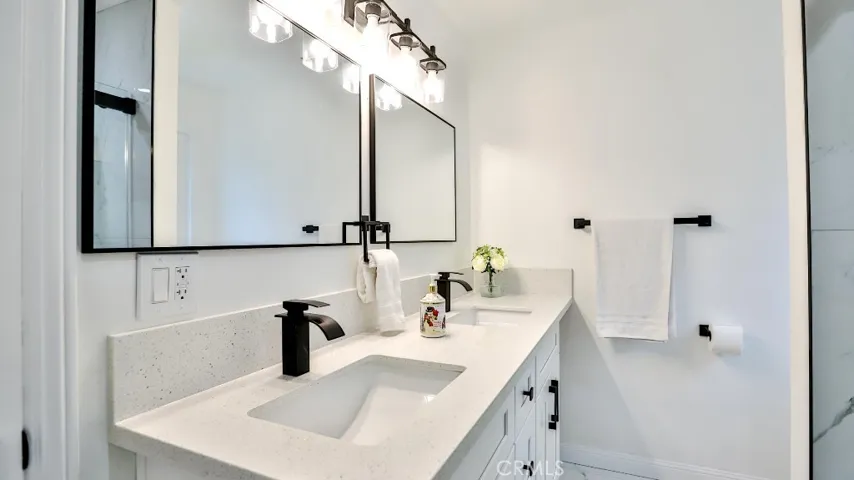 Upstairs master bathroom