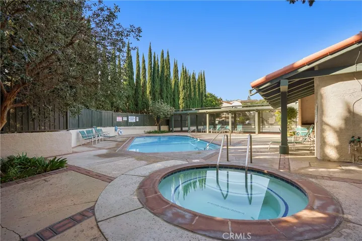 Fun and relaxing pool and spa area