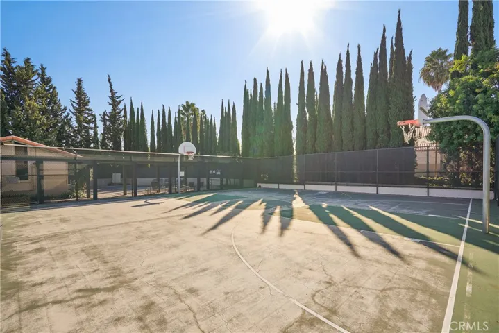 HOA pool, spa and sports court area