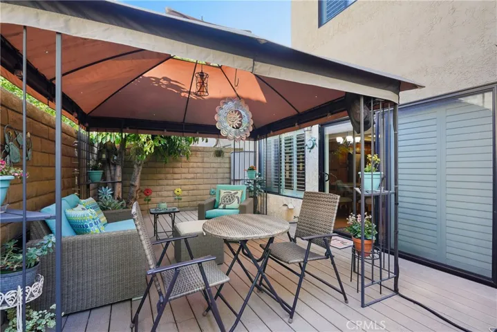 Enjoy your own tranquil patio with gazebo