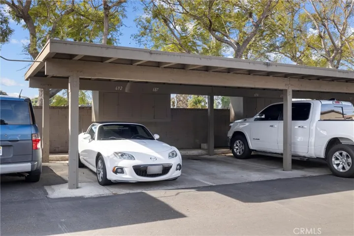 Dedicated car port & Storage