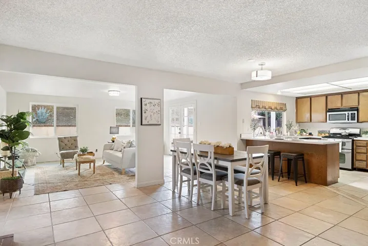 expansive area for dining  or family room area