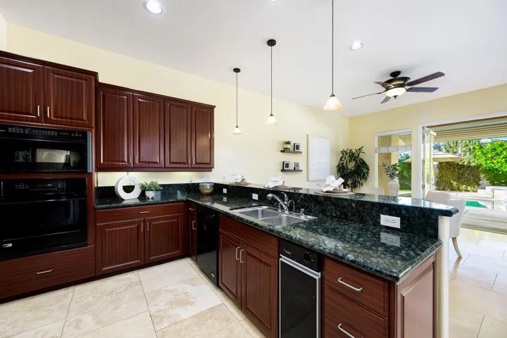 Kitchen looking out
