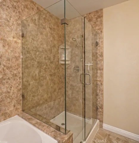 Shower in Primary Bedroom