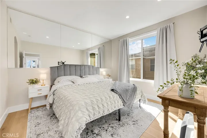 Roomy primary bedroom