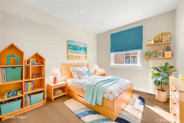 Virtually staged idea for the secondary bedroom