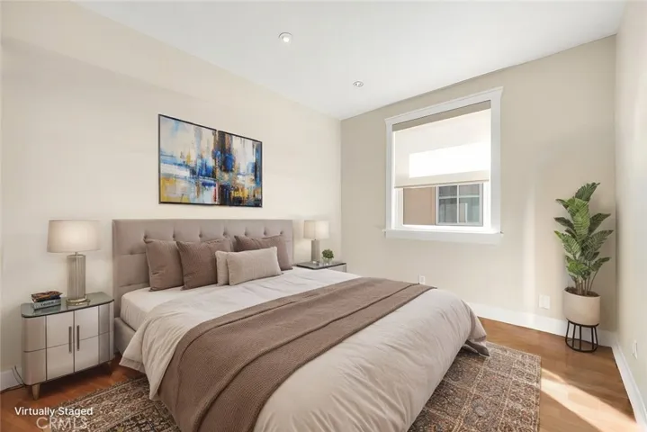 Virtually staged possibility for the secondary bedroom