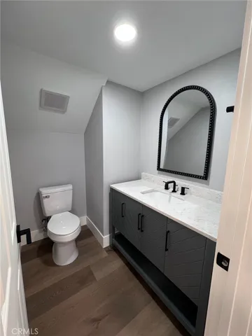 Remodeled powder room.