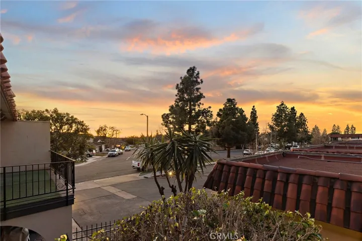 Sunset From Private Balcony