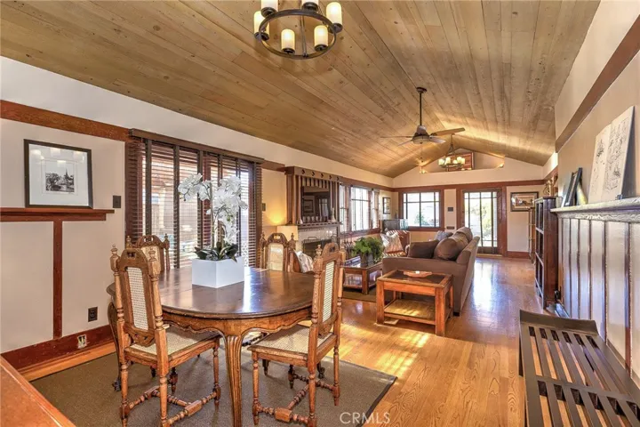 huge living dining space