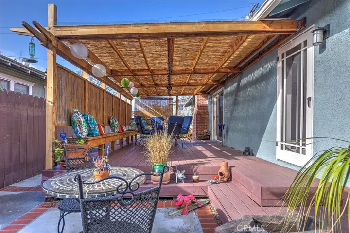 Gazebo off house