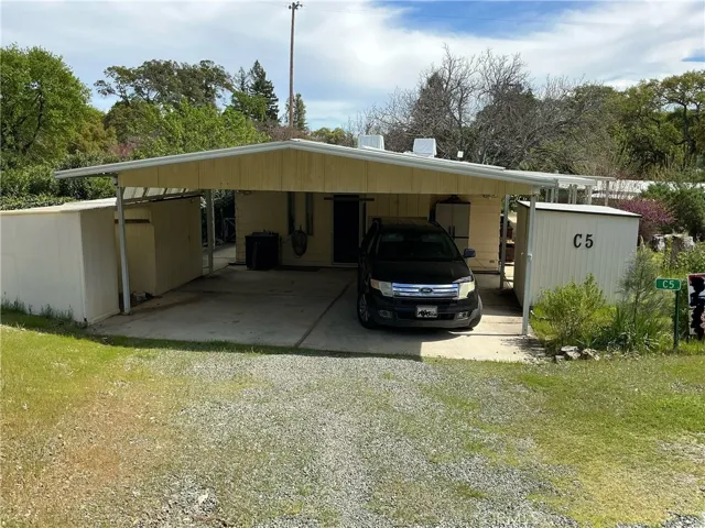 with small storage shed