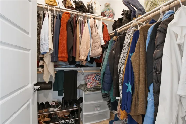 Primary walk in closet