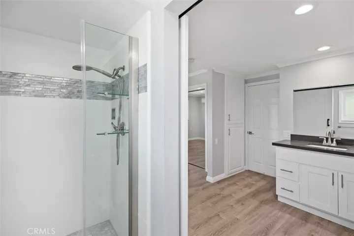 Master shower