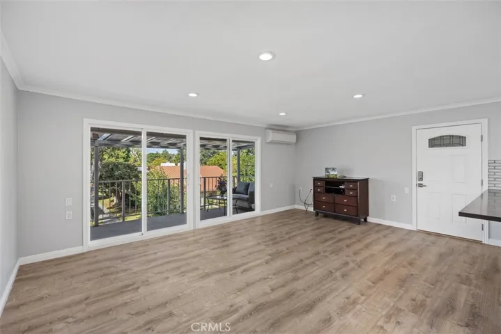 Living room to front door