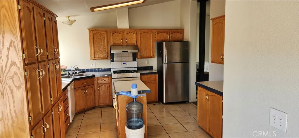 Ample Cabinet Storage.