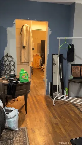 Living room looking into hallway