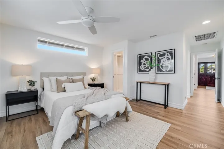 Primary suite on main level