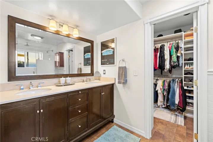 Primary Bath  and Walk-In Closet