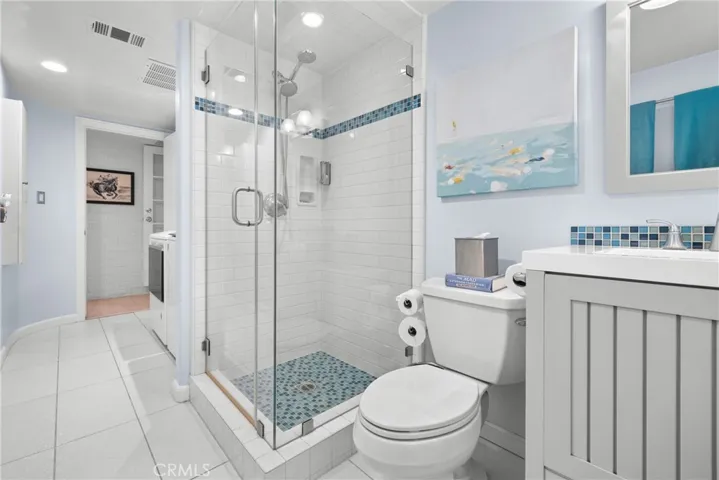 Laundry with Full Bathroom