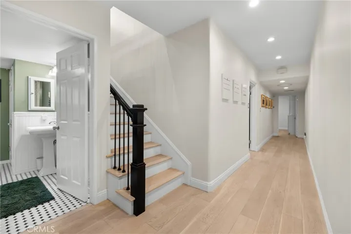 Beautiful Flooring down the hall and throughout