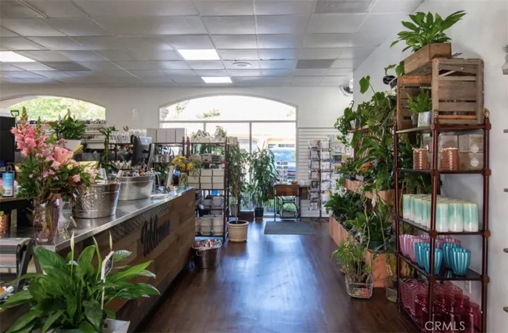 front lobby when it was a florist's shop