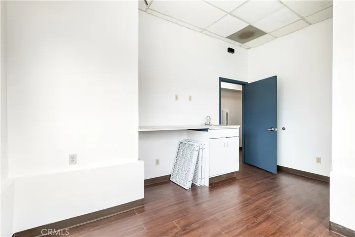 Corner office toward door