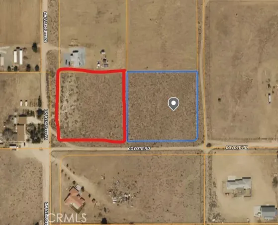 Water easement from property in red.
