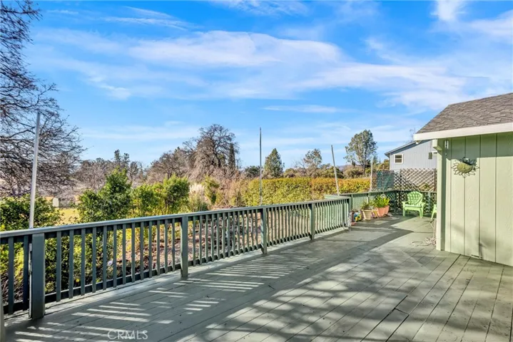 Deck off of back accessible from Primary bedroom or living room